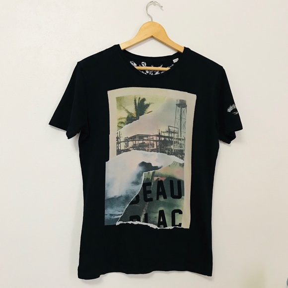 Diesel Other - DieSel-Co Black Graphic Polorid Mens Tee